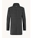Dark Grey Funnel Neck Coat