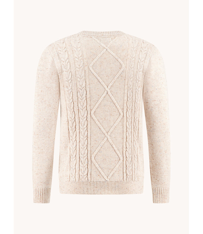 Tan Cable Knit Sweater