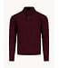 A FISH NAMED FRED Burgundy Button Neck Sweater