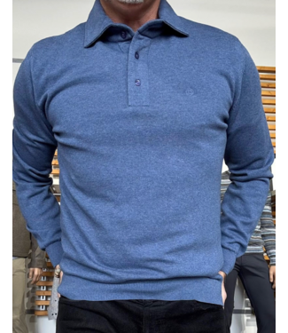 FELLOWS UNITED Mid Blue Polo