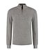 FELLOWS UNITED Grey Melange 1/4 Zip Sweater