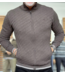 FELLOWS UNITED Brown Full Zip Sweater