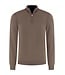 FELLOWS UNITED Light Brown 1/4 Zip Sweater