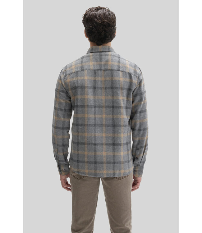 Modern Fit Griffin Grey Liam Plaid Shirt
