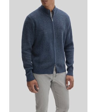 ROBERT BARAKETT Dark Indigo Idris Full Zip Sweater
