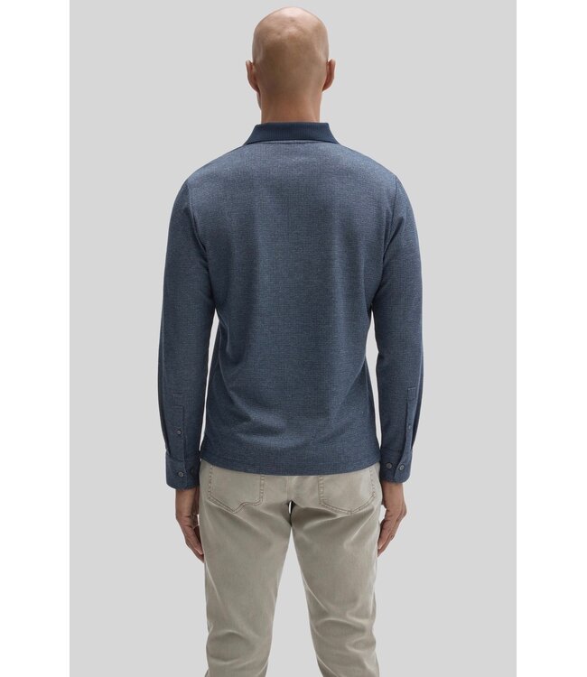 Navy Cayman Long Sleeve Polo
