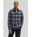 Modern Fit Navy Bates Plaid Shirt