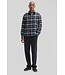 Modern Fit Navy Bates Plaid Shirt