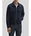 ROBERT BARAKETT Navy Menzer Cropped Zip Overshirt