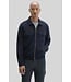 Navy Menzer Cropped Zip Overshirt