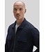 Navy Menzer Cropped Zip Overshirt