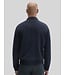 Navy Menzer Cropped Zip Overshirt