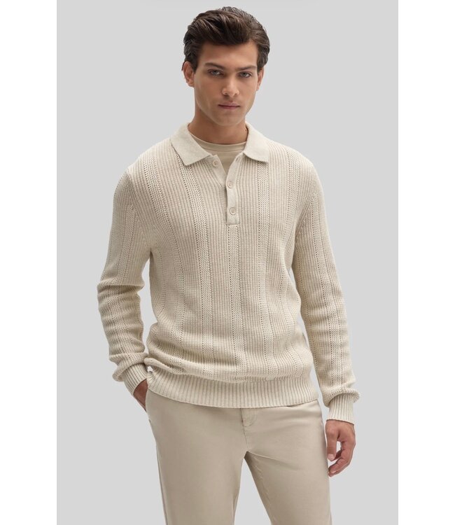 Moonstone Mercato Knit Polo Sweater