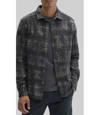 ROBERT BARAKETT Black Almond Lucas Overshirt