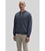 Navy Herringbone Patricio Full Zip