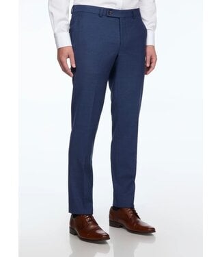 RIVIERA by JACK VICTOR Modern Fit Mid Blue Dress Pants