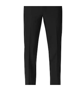 RIVIERA by JACK VICTOR Classic Fit Black Washable Dress Pants