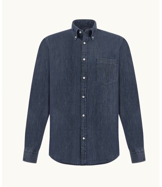 PAUL & SHARK Modern Fit Dark Denim Shirt