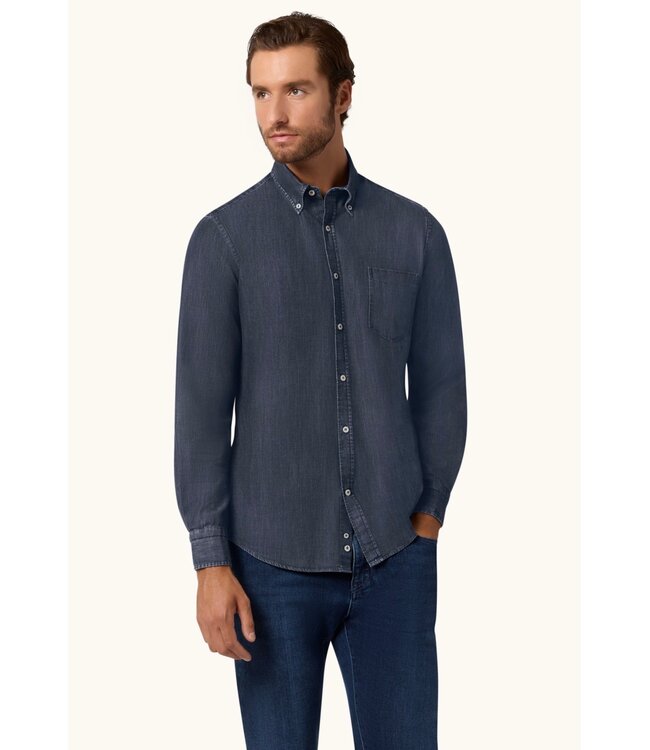Modern Fit Dark Denim Shirt