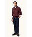 Burgundy Covered Zipper 1/4 Zip Sweater