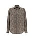 Modern Fit Tan Paisley Shirt