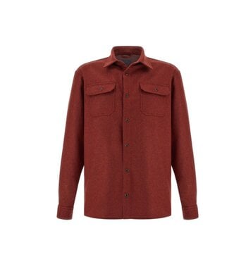 PAUL & SHARK Red Woolen Overshirt