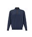 Blue Mix Striped 1/4 Zip Sweater