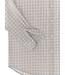 Modern Fit Blue Tan Plaid Shirt