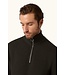 Dark Brown 1/4 Zip Sweater
