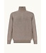 Taupe 1/4 Zip Sweater