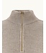 Taupe 1/4 Zip Sweater
