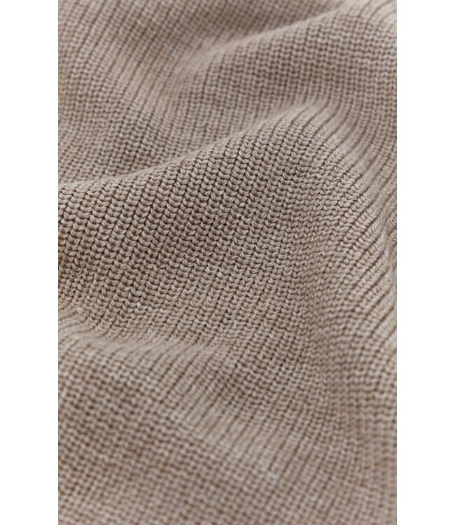 Taupe 1/4 Zip Sweater