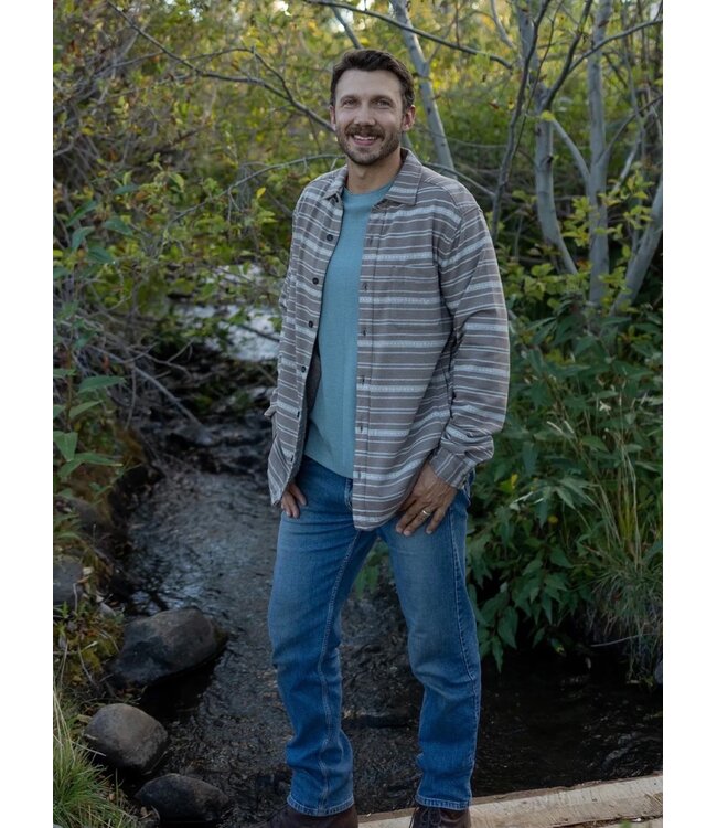 Stormy Sea Woodsman Waffle T-Shirt