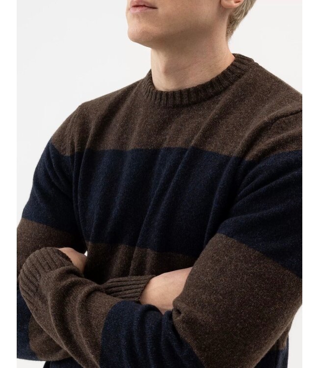 Brown/Navy Charles Sweater
