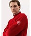 Red Classic 1/4 Zip Sweater