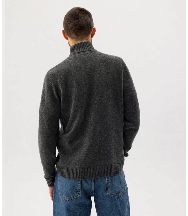 Forest Green Charles 1/4 Zip Sweater
