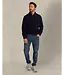 Oxford Navy Button Neck Sweater