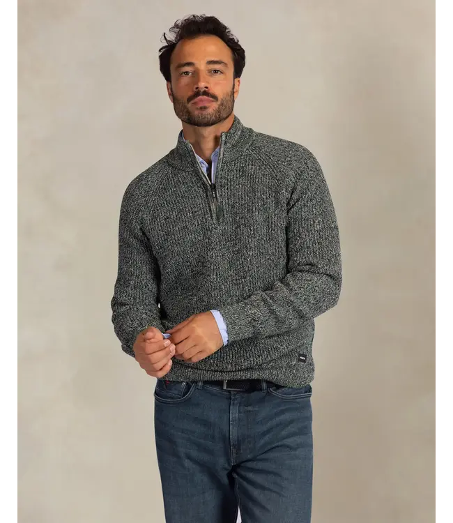Dark Hunter Melange 1/4 Zip Sweater