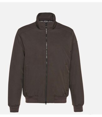GEOX Coffee Bean Vincit Elastic Waist Bomber