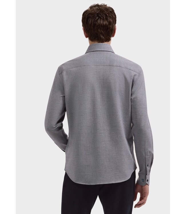 Modern Fit Navy Houndstooth Shirt