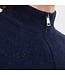 Navy Wide Herringbone 1/4 Zip Sweater