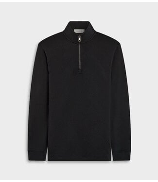 BUGATCHI Black Multi Media 1/4 Zip
