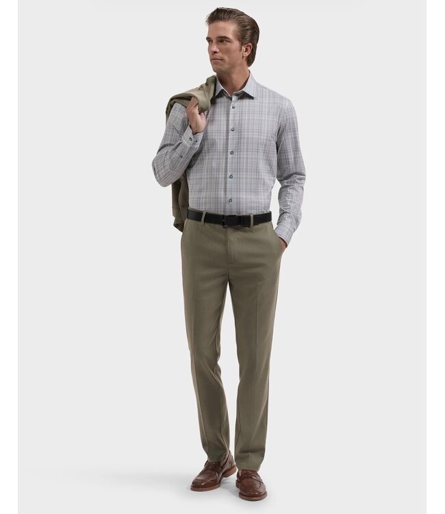 Modern Fit Seafoam Plaid Shirt