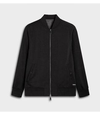 BUGATCHI Black Reversible Bomber Jacket