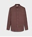 Modern Fit Brown Mauve Striped Shirt