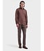 Modern Fit Brown Mauve Striped Shirt