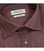 Modern Fit Brown Mauve Striped Shirt