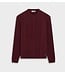 Burgundy Cable Knit Sweater
