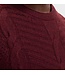 Burgundy Cable Knit Sweater
