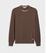 Tobacco Double Collar Sweater